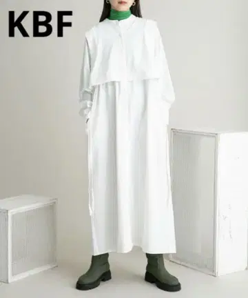 KBF 레이어드 드로스트 셔츠 원피스
