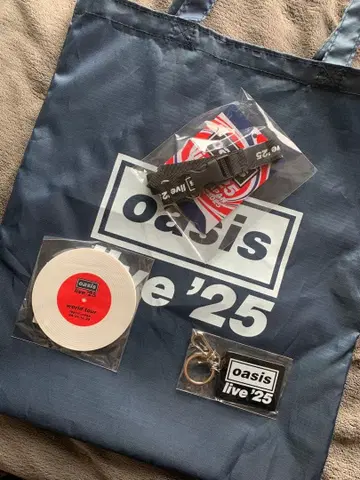 Oasis live '25 키링 세트