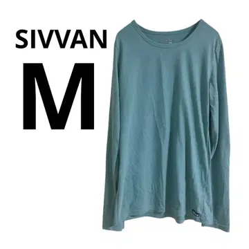 가격 인하 환영 SIVVAN [ M ] 긴팔 T셔츠 청록색 롱티