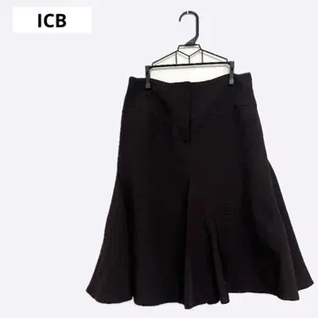 ICB 온워드 카시야마 브라운 플레어 스커트 가을/겨울 M