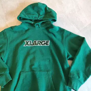 새상품급 XLARGE 그린 후드티