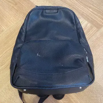 다케오 키쿠치 블랙 가죽 백팩 백팩