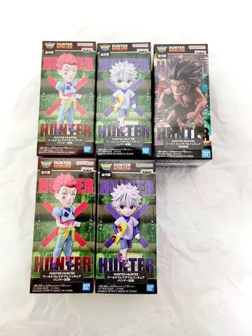 HUNTER x HUNTER 월드 컬렉션 키루아 히소카 우보긴 세트
