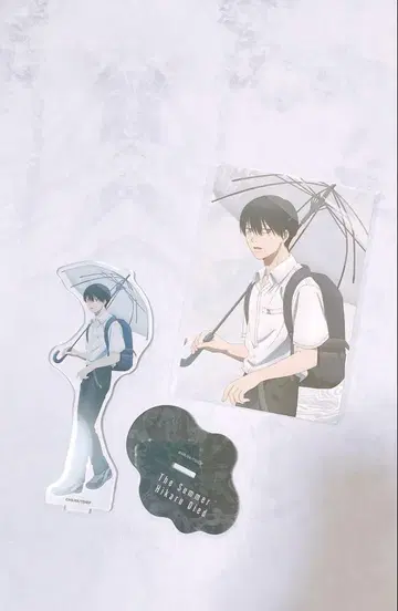빛이 죽은 여름 요시키 아크릴 스탠드 엽서 2개 세트