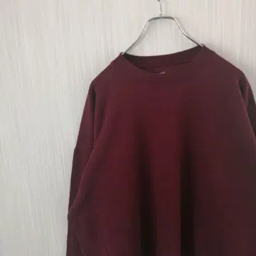 Hanes 맨투맨 트레이닝복 보르도