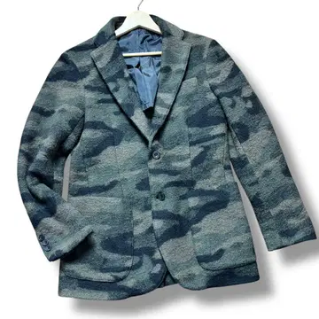 BEAMS HEART 테일러드 자켓 카모 패턴 남성용 M 그린