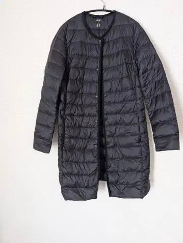 UNIQLO M 다운 자켓 롱 기장
