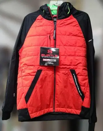 BURTLE 3210 후드 부착 자켓 S 사이즈 카디널