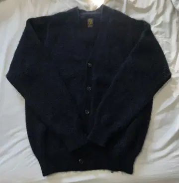 1 PURE MOHAIR CARDIGAN BLACK