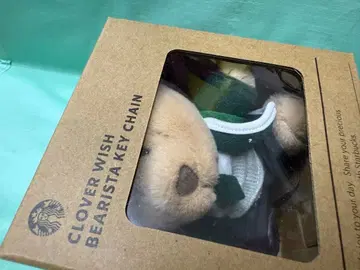 한국 스벅 해외 스타벅스 한정 클로버 베어리스타 키 체인