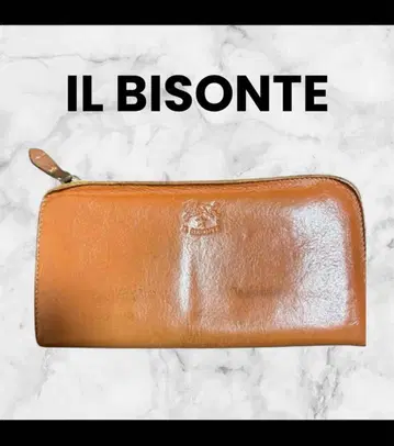 인기! 일비종떼 IL BISONTE 라운드 지퍼 장지갑 야키누메