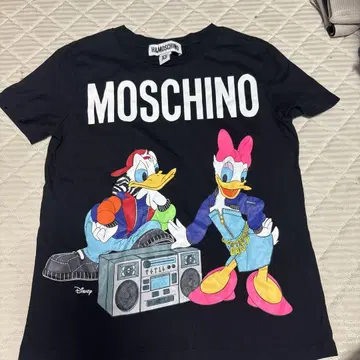 MOSCHINO 도널드 덕 데이지 덕 T셔츠 XS