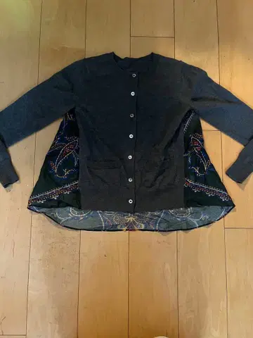 사카이 sacai 도킹 니트 가디건