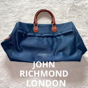 RICHMOND 네이비 보스턴 백