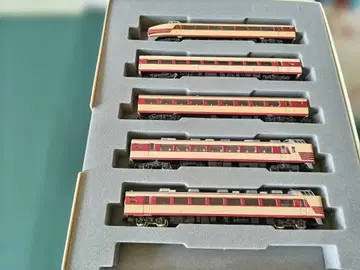철도 모형 5량 편성 국철색
