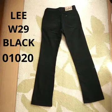 Lee 01020-75 102 부츠컷 블랙 데님 W29