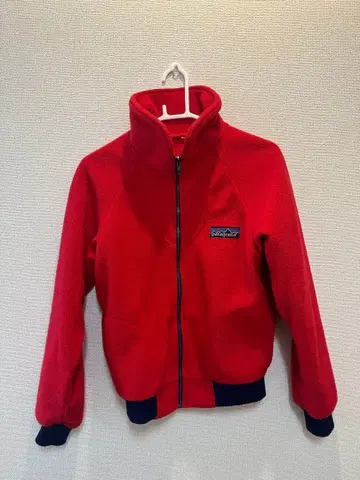 80s patagonia 빅택 플리스 자켓 빨간색