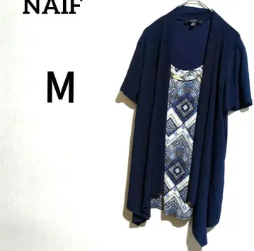 NAIF 네이비 반팔 튜닉 [ M ]