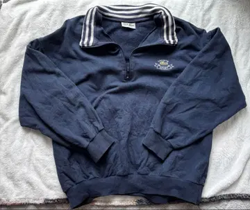 라코스테 하프 지퍼 트레이닝복 구제 의류 LACOSTE