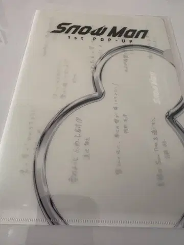 Snow Man 1st POP-UP 타이베이 굿즈 미니 포스터
