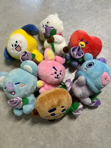 BT21 봉제 인형 7체 세트