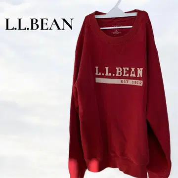 L.L.Bean 90s 트레이닝복 보르도 로고 맨투맨