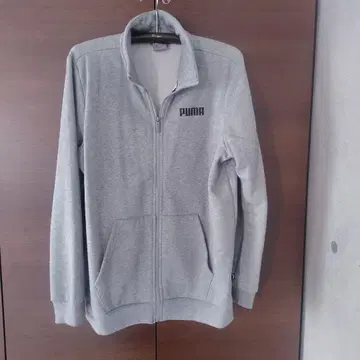 PUMA 그레이 집업 자켓