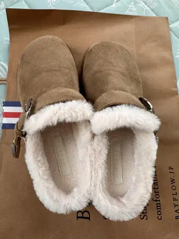 브라운 스웨이드 사보 샌들 버클 포함