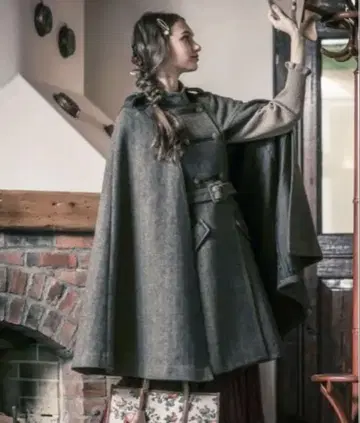 나폴레옹 망토풍 코트 axes femme 나폴레옹 코트 카키