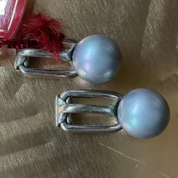 마조리카 펄 귀찌 6mm 실버 인조 진주 관혼상제 실버 925