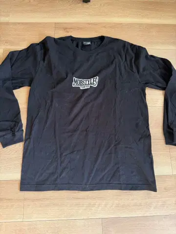 MOBSTYLES 블랙 긴팔 T셔츠 L