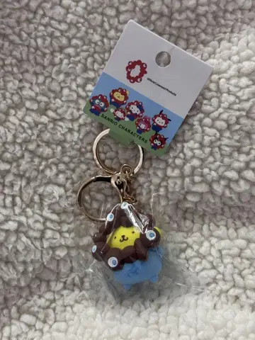 [ 미사용 새상품 ] 오사카 간사이 만박 먀쿠먀쿠 폼폼푸딩 키링