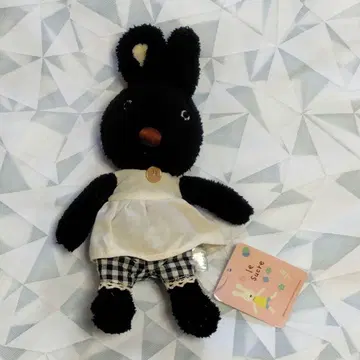 블랙 토끼 봉제 인형 르 슈크레
