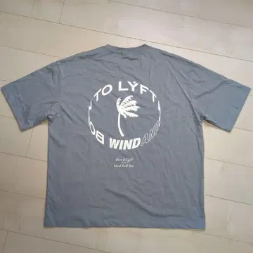 WIND AND SEA LYFT AND SEA 티셔츠 그레이