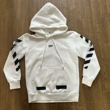 OFF 화이트 후드티 M