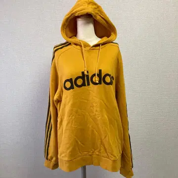 가격 인하 00s adidas 후드 부착 후드티 머스타드