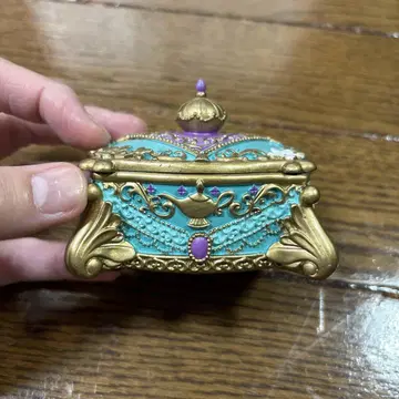 재스민 장식 보석함 터콰이즈 색상