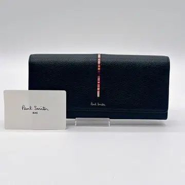 미사용 폴스미스 인셋 크로스오버 스트라이프 장지갑