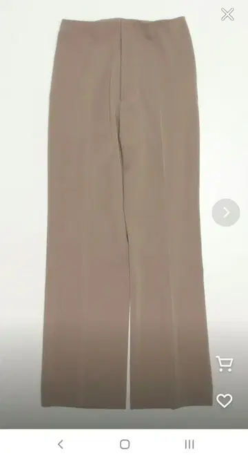 MARW UNITED ARROWS 마루 세미 플레어 팬츠 그레이 36