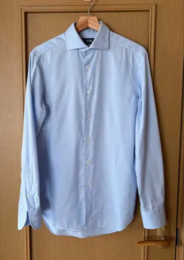 가마쿠라 셔츠 긴팔 와이셔츠 블루