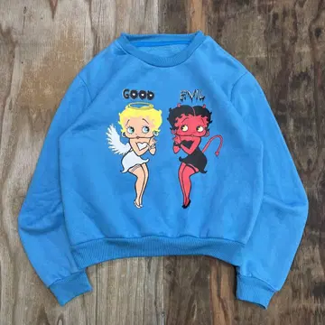90s Betty boop 맨투맨 아메리칸 코믹스 베티짱 VINTAGE