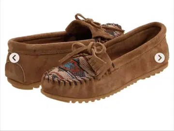 미사용품 Minnetonka 네이티브 무늬 모카신