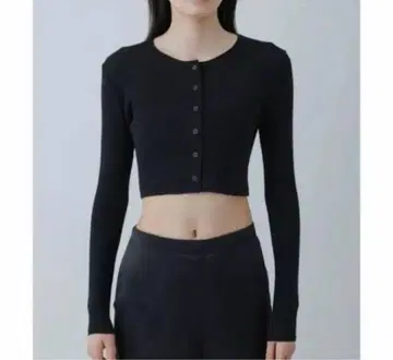 yo biotop [ sheer rib short caedigan ]