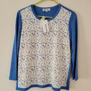 pierre cardin 42 레이스 패널 긴팔 상의
