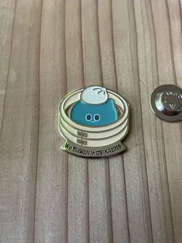 만박 we Taiwan 아위 샤오롱바오 핀 배지