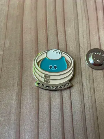 만박 we Taiwan 아위 샤오롱바오 핀 배지