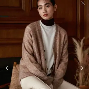 [ LOVELESS ] 베이지 모헤어 혼방 가디건