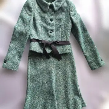[택 포함 새상품] Sisley 셋업 터콰이즈 트위드 수트