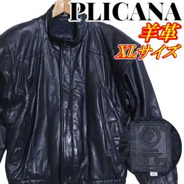 PLICANA  퀼팅 라이너 양가죽 가죽 자켓 LL