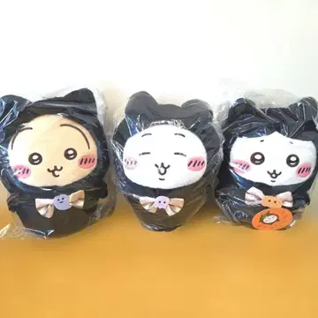 [ 새상품 ] 치이카와 (먼작귀) 고양이 귀 봉제 인형 3체 세트